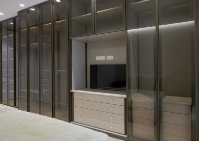 Reforma Piso - Dormitorio armarios de cristal