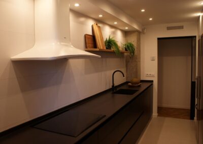 Reforma de cocina - Pica y puerta